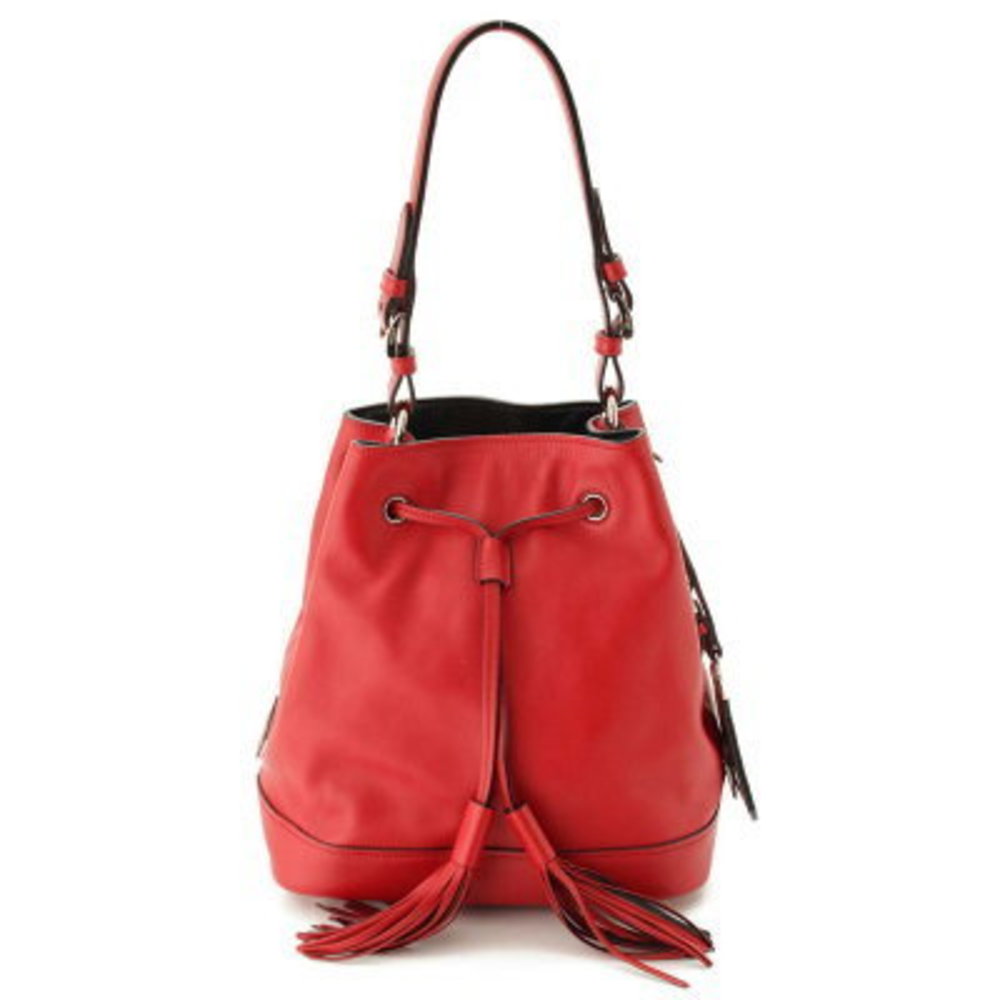 Prada Drawstring One Shoulder Bag Red - image 1